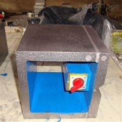铸铁磁力方箱 刮研磁性方箱  V型槽带有磁力精度稳定 泊重量具质优价廉 现货直销中
