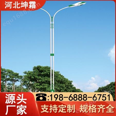 路灯杆六米户外监控立杆套接组合路灯直杆庭院太阳能灯杆 可定制