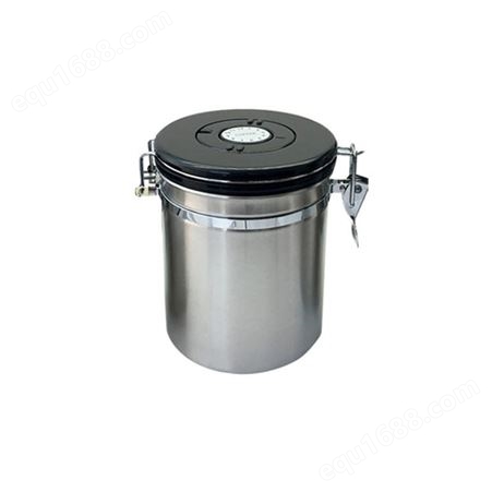 亚马逊不锈钢透气密封罐 不锈钢咖啡罐干果保鲜罐 排气阀