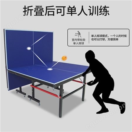 校园球馆比赛室内固定折叠款乒乓球桌 WL101款 贰林教学种类多样