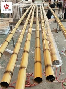 304不锈钢仿竹竹节圆管 中式园艺装饰围栏栏杆 勃鸿可定制