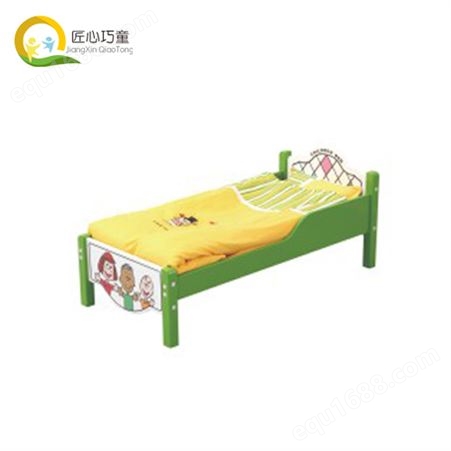 橡木儿童单人/三人床 幼儿园休息室单层三层儿童床 支持定制 巧童