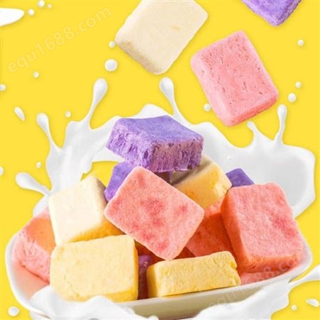 冻干酸奶块 厂家现货水果口味酸奶粒酸牛奶发酵小孩大人健康零食
