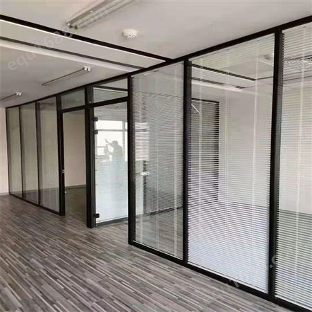 办公室玻璃隔断 酒店会议室活动屏风 设计安装
