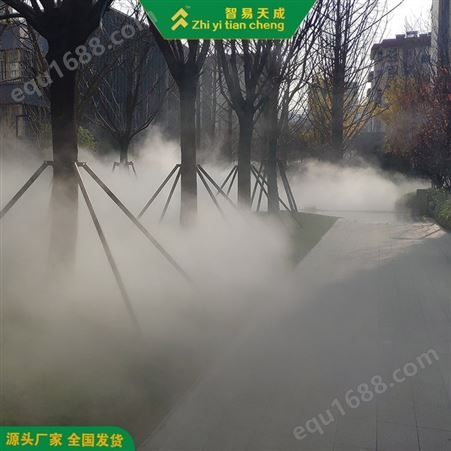 宜春景观冷雾机安装公司 高压造雾机 智易天成