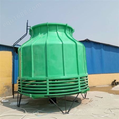 工业圆形玻璃钢冷却塔 DBNL-200节能冷水塔 定制生产