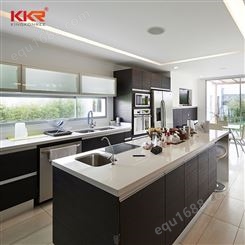 KKR人造大理石颗粒厨房台面 无缝拼接易清洁人造石桌面台面板