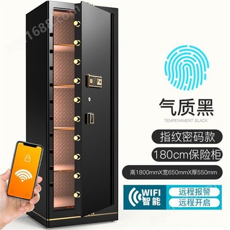 保险柜 家用大型金库指纹密码防盗保险箱 1.8米高智能wifi