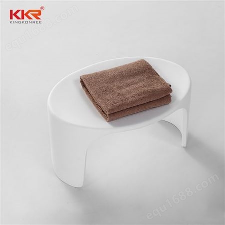 KingKonree圆柱形人造石浴室凳 儿童创意卫生间置物小板凳
