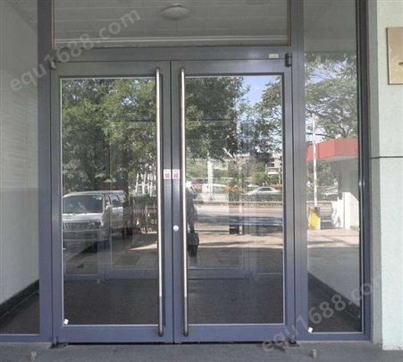锦良装饰 肯德基铝合金门 防盗铝型材 玻璃平开门 可定制