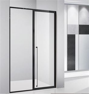 锦良装饰 卫生间干湿分离 防火钢化玻璃 淋浴房 支持定制