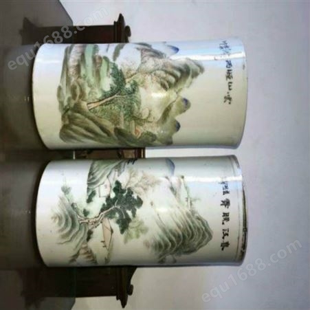 上海市老瓷板画高价收购   老瓷器盖碗回收收藏