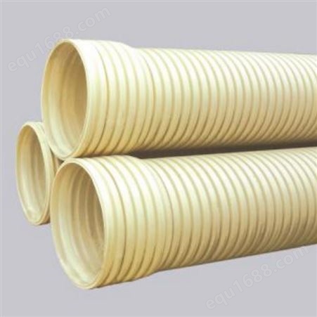 U-PVC双壁波纹管摩擦阻力小塑料排水管现货供应 广东统塑