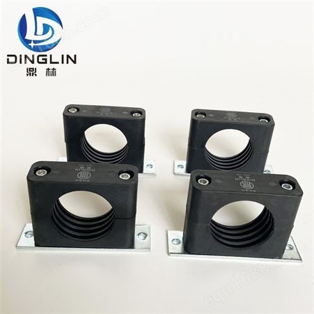 dlnlgj02导轨尼龙管夹 轻型塑料液压管夹 规格φ6-406mm
