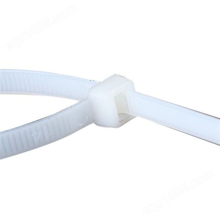 华巨供销阻燃白色塑料扎带自锁式非标3*120mm尼龙扎带