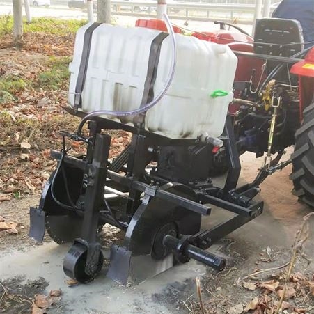 拖拉机带路面切缝机 大功率双锯片水泥沥青开槽机 公路刻纹割缝机
