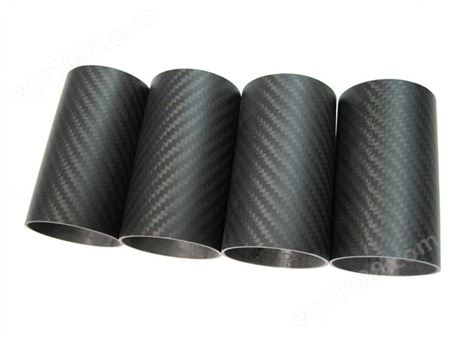 定制3K碳纤维卷管 平纹/斜纹碳纤维管 增强复合材料