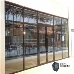不锈钢防火酒店玻璃门定制安装  乙级丙级 门