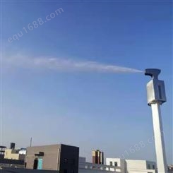 高空喷雾除尘系统环保降尘雾桩搅拌站360°旋转高压喷淋