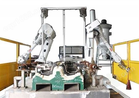 三机械手水切割工作站，沈阳广惠机器人水切割