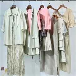 七浦路服装批发市场欧海一生2022夏季女装品牌折扣摩登法式服装批发货源