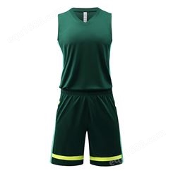 LQ2001#篮球服套装 定制logo印字透气运动速干运动服