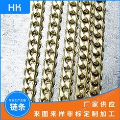 饰品配件链条加工 包包斜挎肩链带结实耐磨可定制