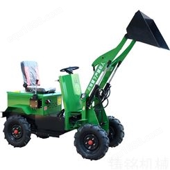 电动铲车 小型电动装载机 四驱电动小铲车 农用养殖清粪小铲车