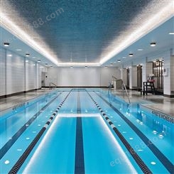 伊贝莎健身房钢结构泳池恒温拼装式游泳池装配式游泳池可拆卸池