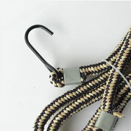 高密度纺织中空弹力绳 户外用品用 5mm弹力尼龙编织绳 提花绳