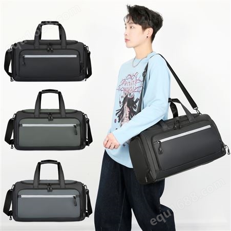 旅行包短途出差旅游定制logo大容量轻便行李袋男女时尚瑜伽健身包
