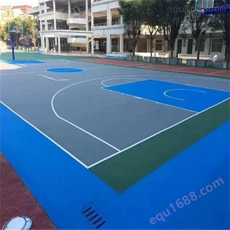 篮球场塑胶地面 幼儿园塑胶地面 塑胶场地 奥缘体育