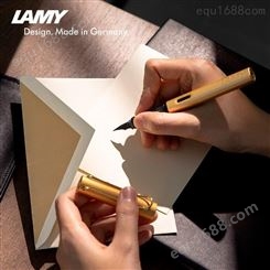 LAMY/凌美Lx50周年-*钢笔 不锈钢镀铬笔尖0.5mm四色金属杆钢笔经典纪念版送笔筒 圣诞生日节日礼物 批发包邮